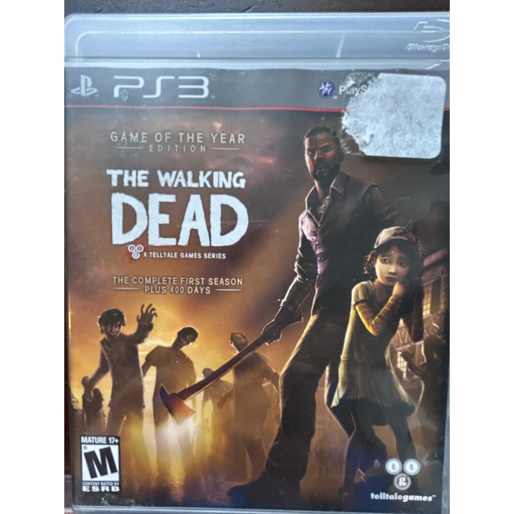 The Walking Dead Game of the Year Edition PS3 Telltale Games Complete Season 1